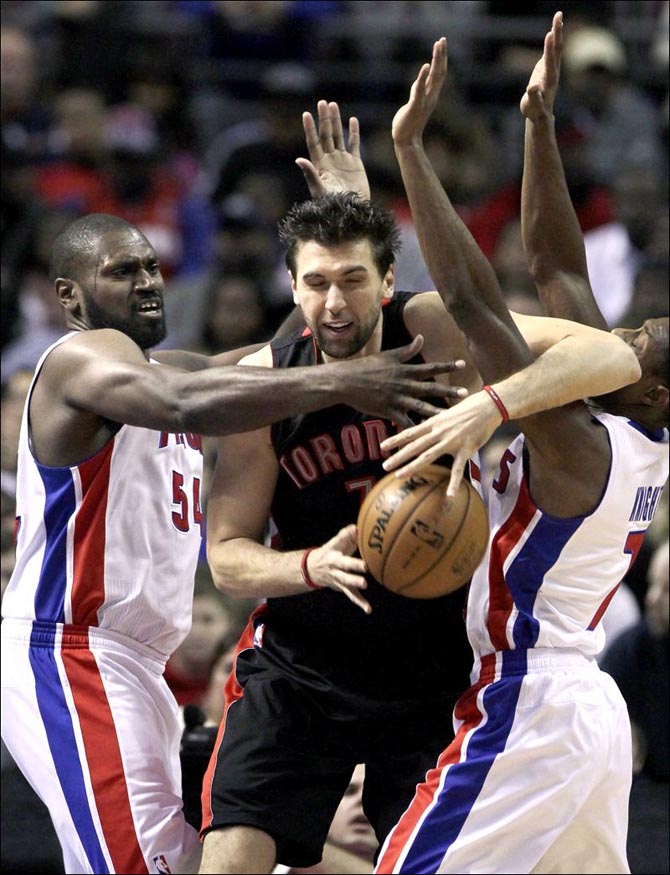 andrea bargnani #7 black jersey